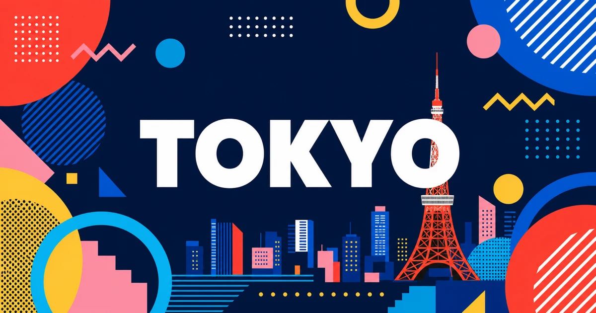 TOKYO feature banner with Tokyo Tower